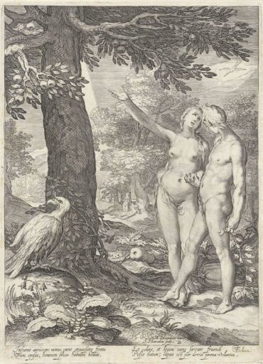 Adam and Eve before the Tree of Knowledge of Good and Evil