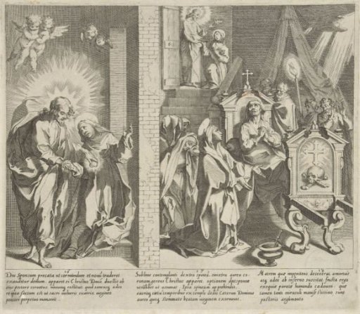Catherine And Christ Exchange Their Hearts / Catherine Chooses The Crown Of Thorns / Catherine Visits A Sick Woman On Her Deathbed