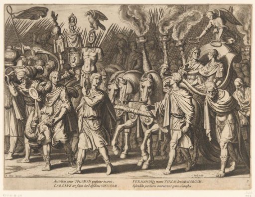 Triumphal Procession of Emperor Charles V and his Brother Ferdinand I after the Liberation of Vienna