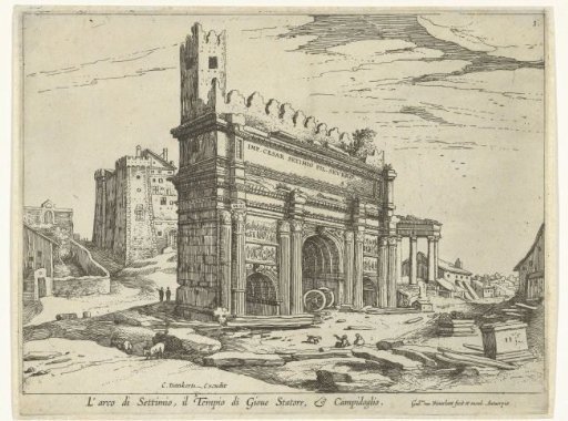 Arch of Septimius Severus and the Capitoline