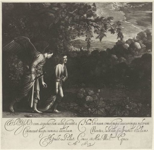 Tobias and the Angel on a Road