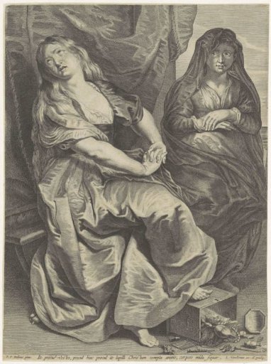 Mary Magdalene Renouncing Earthly Vanities