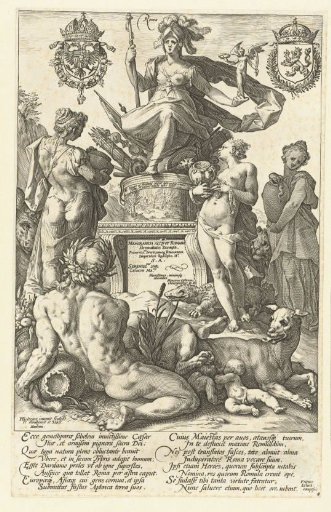 Title Print for the Print Series The Roman Heroes