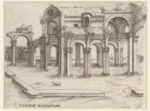 Ruined classical bath complex (Baths of Diocletian)