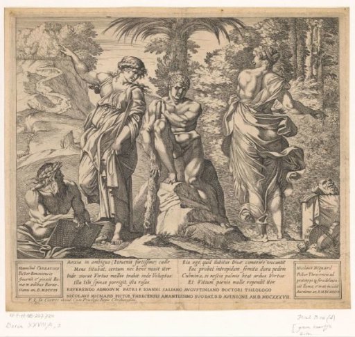 Hercules must choose between Virtue and Vice