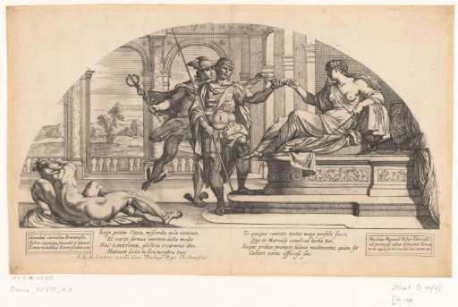 Odysseus and Mercury before Circe
