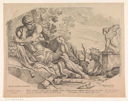 Hercules rests after his labours