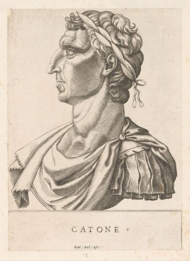 Portrait bust of Marcus Porcius Cato Censorius maior