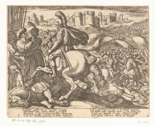 Illustration to Canto XX of Tasso's 'Jerusalem Delivered'