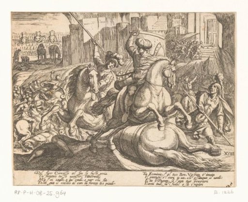 Illustration to Canto XIX of Tasso's 'Jerusalem Delivered'