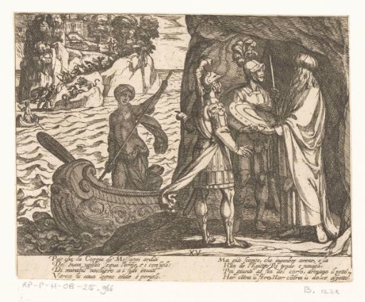Illustration to Canto XV of Tasso's 'Jerusalem Delivered'