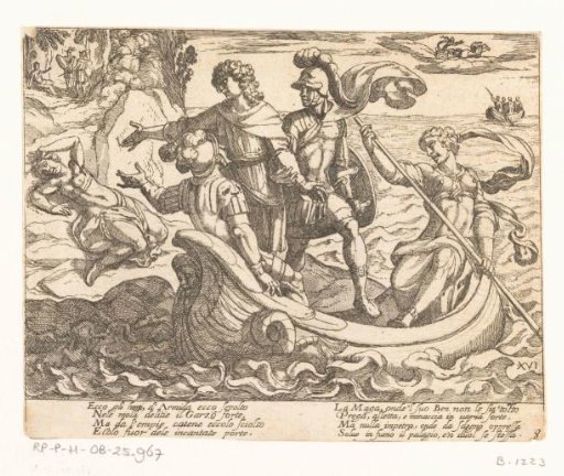 Illustration to Canto XVI of Tasso's 'Jerusalem Delivered'