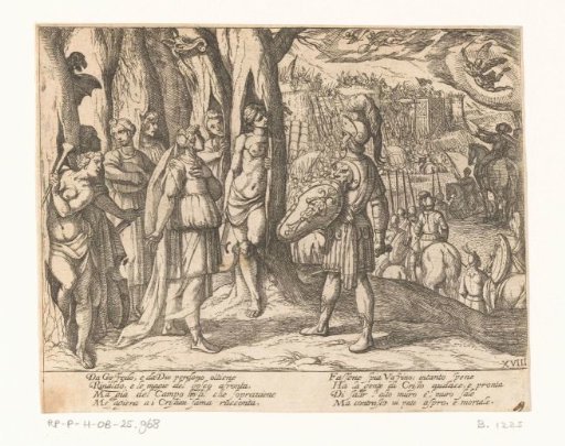 Illustration to Canto XVIII of Tasso's 'Jerusalem Delivered'