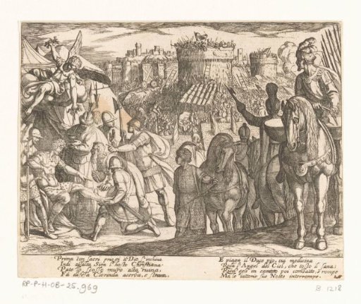 Illustration to Canto XI of Tasso's 'Jerusalem Delivered'