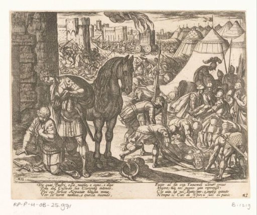Illustration to Canto XIII of 'Jerusalem Delivered' II