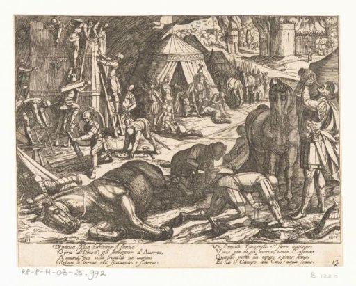 Illustration to Canto XIII of Tasso's 'Jerusalem Delivered'