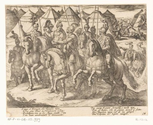 Illustration to Canto V of Tasso's 'Jerusalem Delivered'