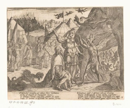 Illustration to Canto IV of Tasso's 'Jerusalem Delivered'