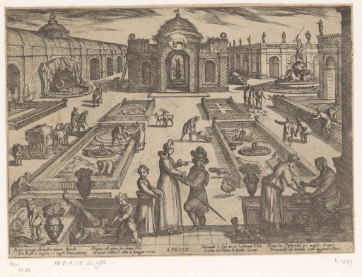 April: a garden (Taurus)