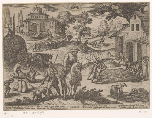 July: threshing (Leo)