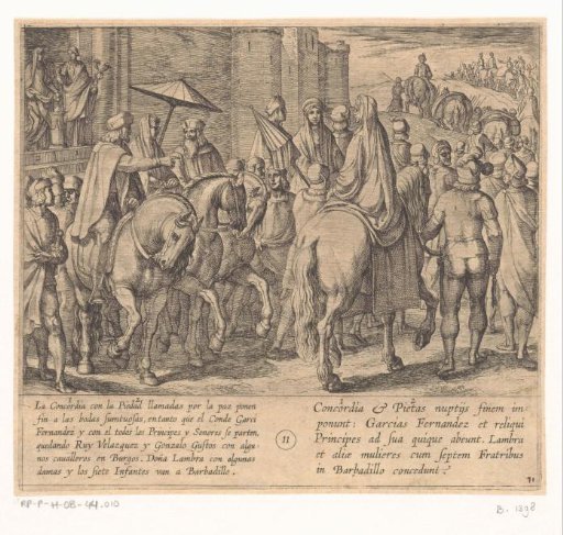 Wedding Guests Depart from Burgos, Gonzalo Gustos Stays with Ruy Velazquez While the Infantes Escort Doña Lambra to Barbadillo