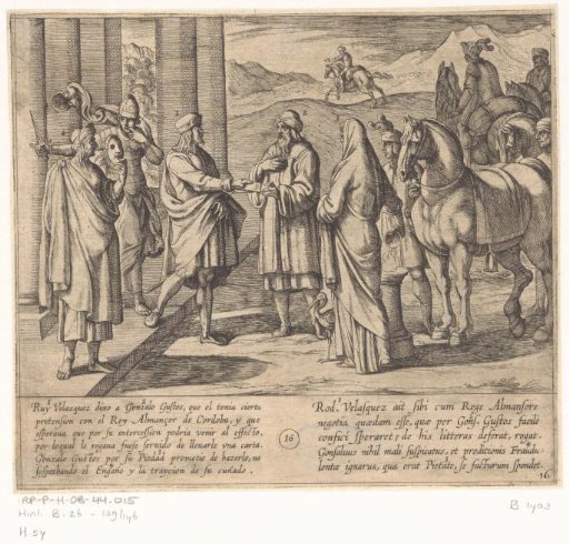 Ruy Velazquez Asks Gonzalo Gustos to Deliver a Letter to King Almanzor of Cordoba