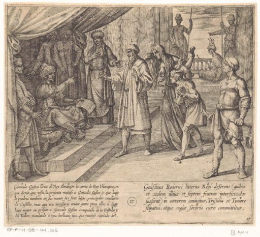 The Moorish King Reads the Letter Ordering the Murder of Gonzalo Gustos and the Imprisonment of the Sons of Lara