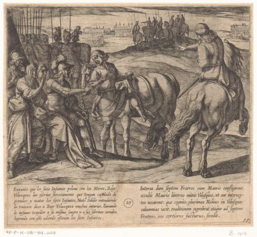 Nuño Salido Hears of the Betrayal of Ruy Velazquez and Goes to Warn the Sons of Lara