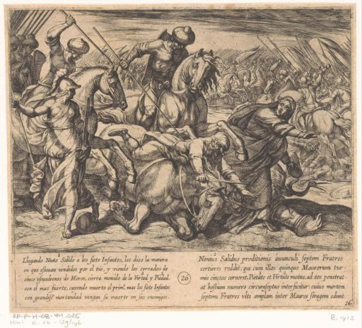 Nuño Salido Tells the Sons of Lara of the Betrayal and Is Killed by a Moor