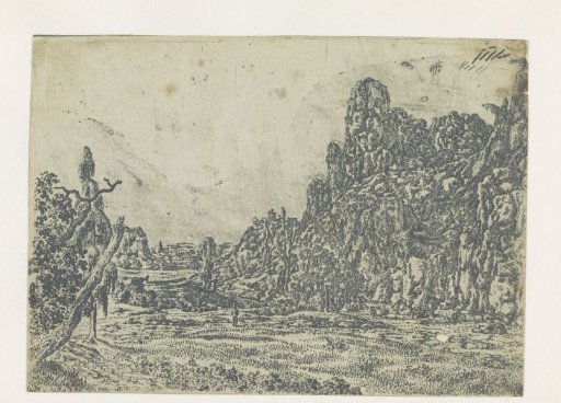 Landscape with a Steep Cliff, Large Version