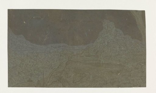 Mountain Landscape with a Pointed Rock, Second Version