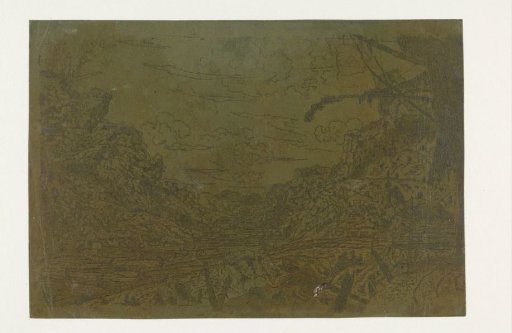 Mountain Valley with the Remains of a Ship