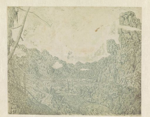 Landscape with a Waterfall, Second Version
