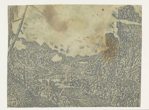 Landscape with a Waterfall, Second Version