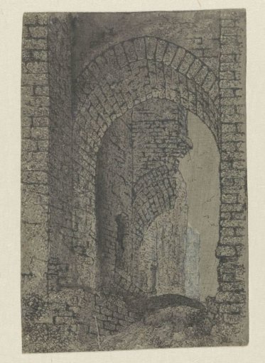The Gate of the Ruins of Brederode Castle