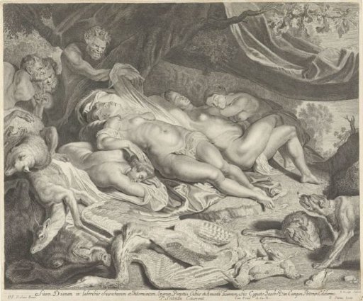 Rest of Diana and her nymphs after the hunt