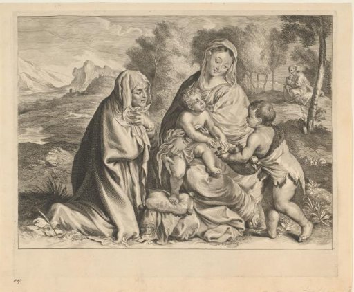 Landscape with the Holy Family, John the Baptist, and Elizabeth
