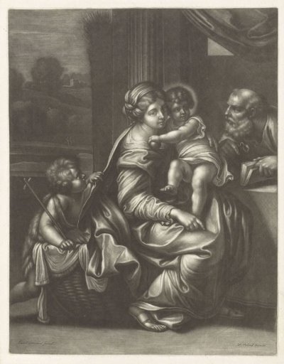 The Holy Family with John the Baptist