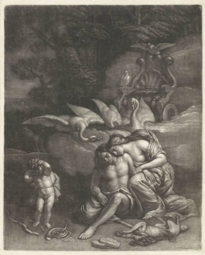 Adonis Dies in the Arms of Venus