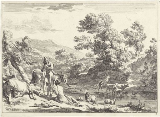 Bather resting on a riverbank