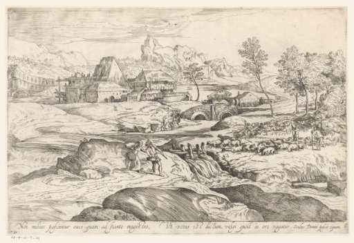 Landscape with River and Shepherds