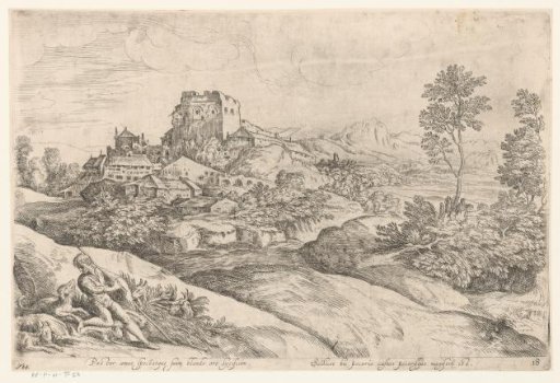 Landscape with a Settlement and a Shepherd
