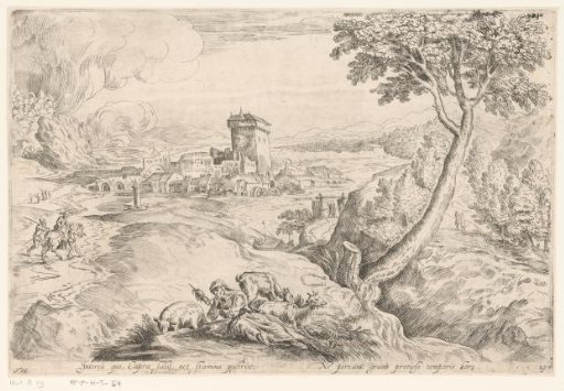 Landscape with a Spinning Shepherdess