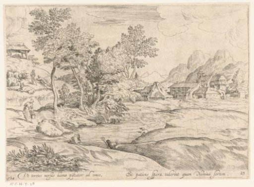 Landscape with a River and a Fisherman