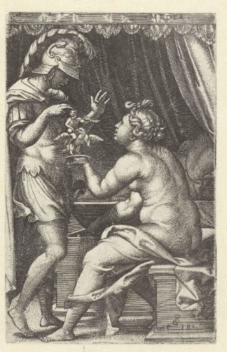 Medea gives Jason a statue of Ganymedes with an eagle