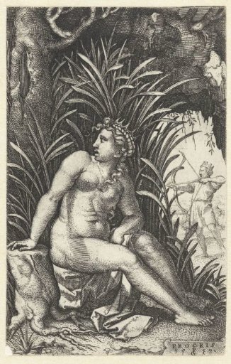 Procris Spies on Cephalus
