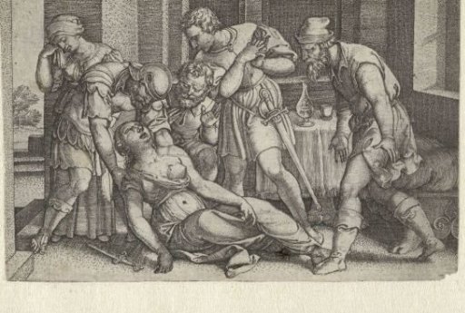 Collatinus and Brutus at the Dying Lucretia