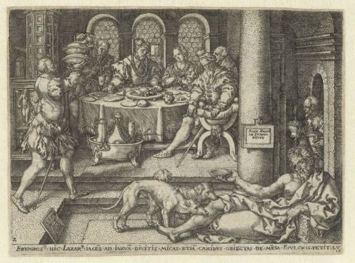 Lazarus Begging at the Door of the Rich Man