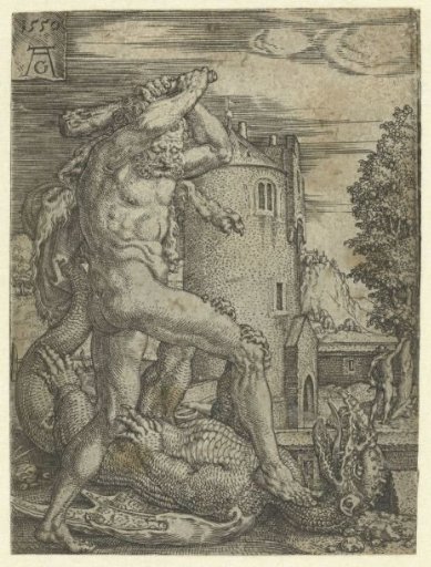 Hercules Killing the Dragon Ladon