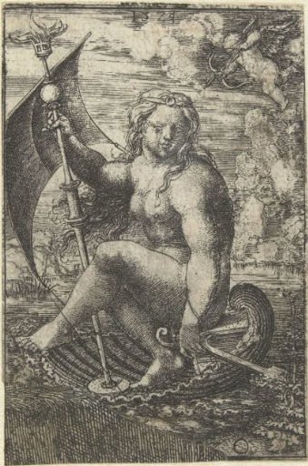 Venus Sailing in a Shell
